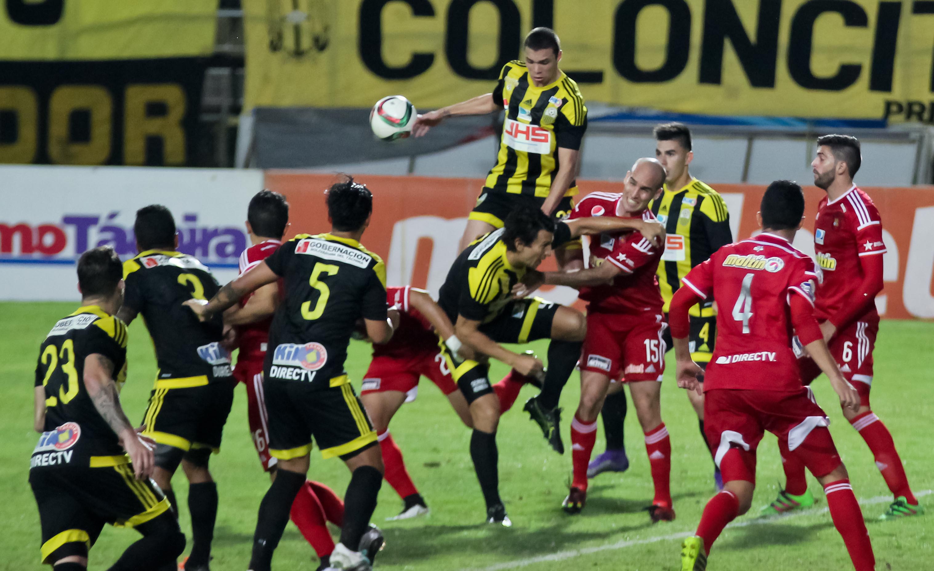 Incidencias del encuentro Táchira-Caracas realizado en el estadio Polideportivo de Pueblo Nuevo en San CristobaFoto: Prensa Deportivo Tachira FC.