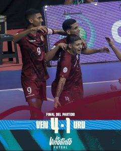 La Vinotinto comienza su andar en el torneo con un triunfo. Foto prensa FVF